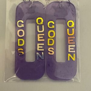 Vibrant Purple God's Queen Hair Clips